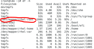 How to clear & clean server root partition safely when you run out of disk space on /dev/mapper/centos-root 100% full