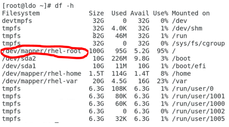 How to clear & clean server root partition safely when you run out of disk space on /dev/mapper/centos-root 100% full